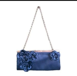 American Eagle Outfitters Navy Floral Clutch